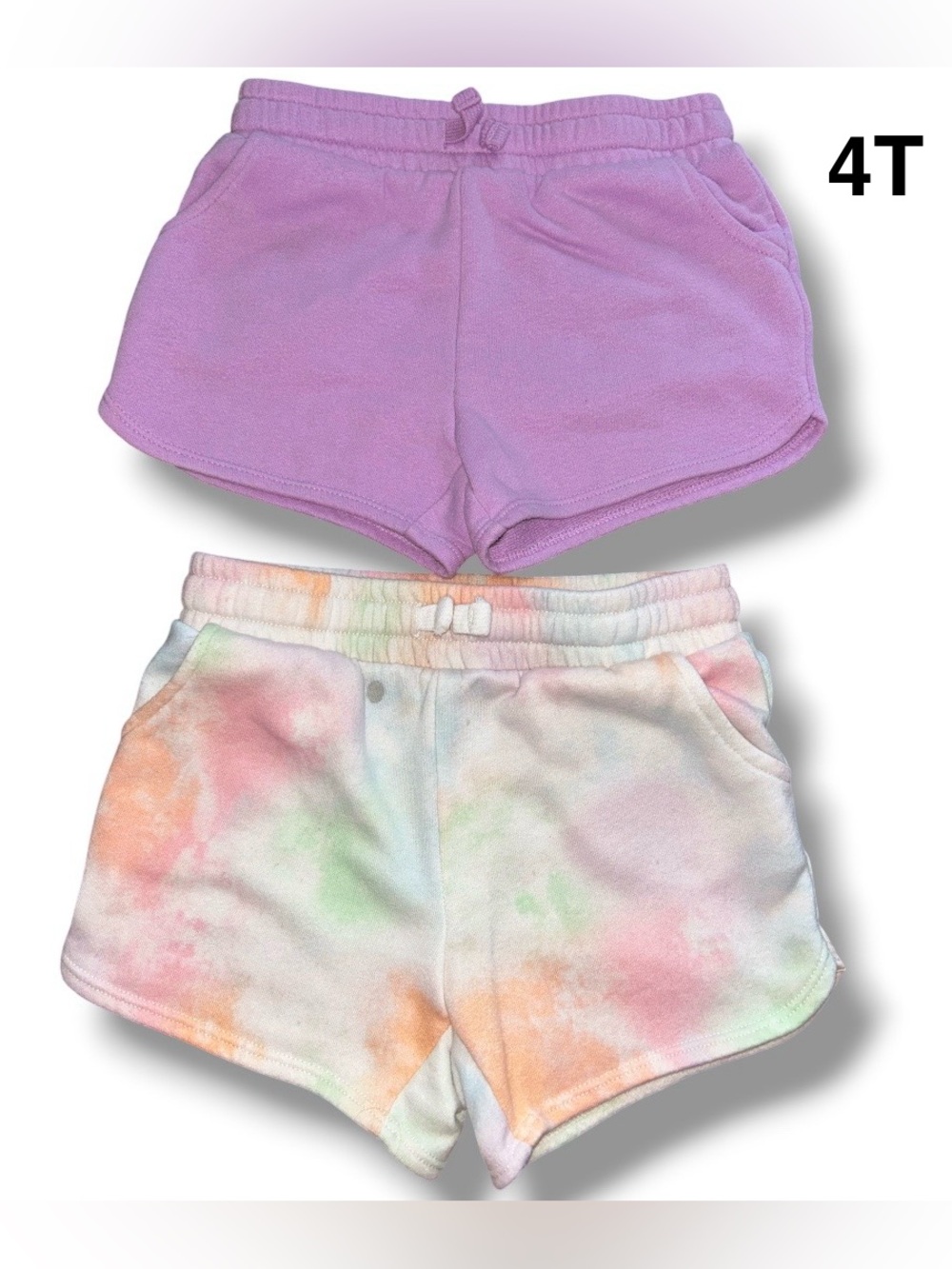 jumping beans Lilac & Tie-Dye Shorts Bundle Size 4T (play condition)